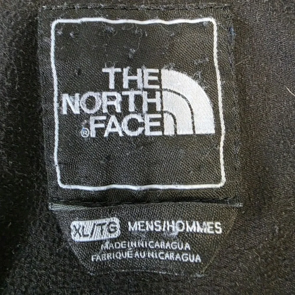 The North Face Mens Apex Bionic Softshell Jacket Black Blue XL Windproof Fleece